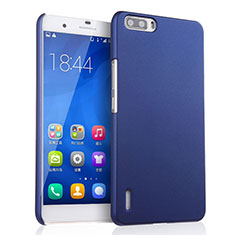 Etui Plastique Rigide Mat pour Huawei Honor 6 Plus Bleu