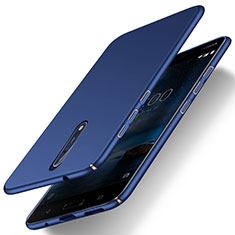 Etui Plastique Rigide Mat pour Nokia 8 Bleu