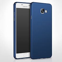 Etui Plastique Rigide Mat pour Samsung Galaxy A8 (2016) A8100 A810F Bleu
