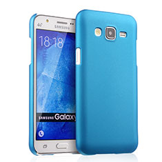 Etui Plastique Rigide Mat pour Samsung Galaxy J5 SM-J500F Bleu Ciel