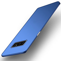 Etui Plastique Rigide Mat pour Samsung Galaxy Note 8 Duos N950F Bleu