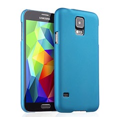 Etui Plastique Rigide Mat pour Samsung Galaxy S5 Duos Plus Bleu Ciel