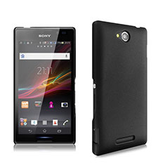 Etui Plastique Rigide Mat pour Sony Xperia C S39h Noir