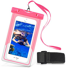 Etui Pochette Etanche Waterproof Universel W03 pour Accessories Da Cellulare Bastone Selfie Rose