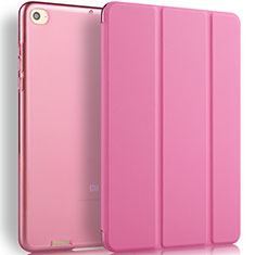 Etui Portefeuille Livre Cuir L02 pour Xiaomi Mi Pad 2 Rose