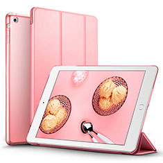 Etui Portefeuille Livre Cuir L06 pour Apple iPad Mini 3 Rose