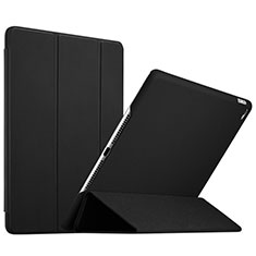 Etui Portefeuille Livre Cuir L08 pour Apple iPad Mini 4 Noir
