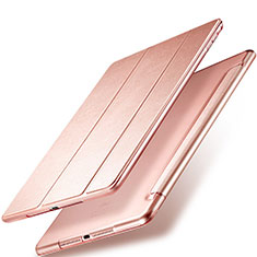 Etui Portefeuille Livre Cuir pour Apple New iPad 9.7 (2018) Or Rose