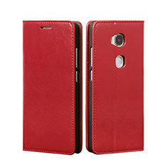 Etui Portefeuille Livre Cuir pour Huawei Honor Play 5X Rouge