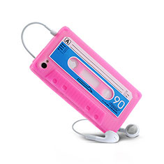 Etui TPU Souple Cassette pour Apple iPhone 4S Rose