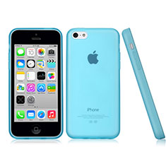 Etui TPU Souple Mat pour Apple iPhone 5C Bleu Ciel