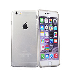 Etui Transparente Integrale Silicone Souple Avant et Arriere pour Apple iPhone 6S Blanc