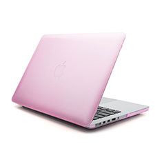 Etui Ultra Fine Plastique Rigide Transparente pour Apple MacBook Pro 15 pouces Rose