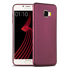 Etui Ultra Fine Silicone Souple pour Samsung Galaxy C7 SM-C7000 Violet