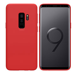 Etui Ultra Fine Silicone Souple S03 pour Samsung Galaxy S9 Plus Rouge