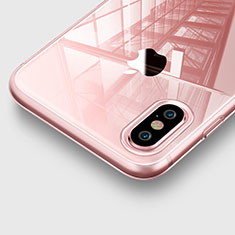 Etui Ultra Fine Silicone Souple Transparente pour Apple iPhone Xs Rose