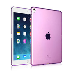 Etui Ultra Fine TPU Souple Transparente pour Apple iPad Pro 9.7 Violet