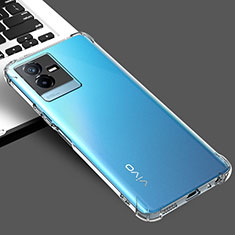 Etui Ultra Fine TPU Souple Transparente T02 pour Vivo T2x 5G Clair