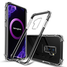 Etui Ultra Fine TPU Souple Transparente T03 pour Samsung Galaxy S9 Plus Noir