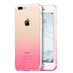 Etui Ultra Fine Transparente Souple Degrade G01 pour Apple iPhone 7 Plus Rose