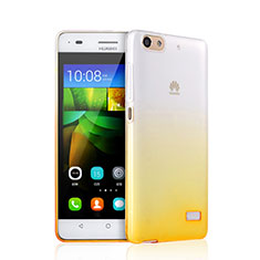 Etui Ultra Fine Transparente Souple Degrade pour Huawei G Play Mini Jaune