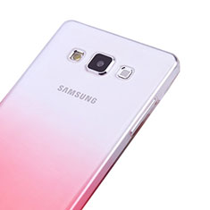 Etui Ultra Fine Transparente Souple Degrade pour Samsung Galaxy A5 SM-500F Rose