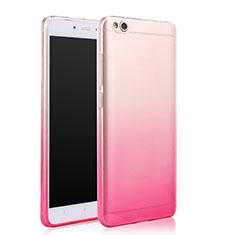 Etui Ultra Fine Transparente Souple Degrade pour Xiaomi Mi 5C Rose