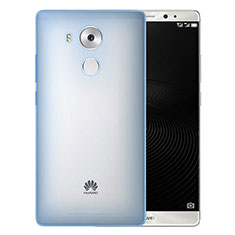 Etui Ultra Slim Plastique Rigide Transparente pour Huawei Mate 8 Bleu