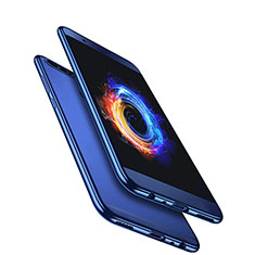 Etui Ultra Slim Silicone Souple Transparente pour Huawei Honor 8 Pro Bleu