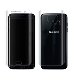 Film Protecteur d'Ecran Avant et Arriere pour Samsung Galaxy S7 Edge G935F Clair