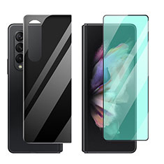 Film Protecteur d'Ecran Avant et Arriere S04 pour Samsung Galaxy Z Fold3 5G Clair