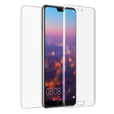 Film Protecteur d'Ecran Avant et Arriere Verre Trempe pour Huawei P20 Clair