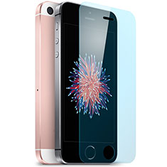 Film Protecteur d'Ecran Verre Trempe Anti-Lumiere Bleue B02 pour Apple iPhone 5S Bleu