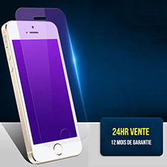 Film Protecteur d'Ecran Verre Trempe Anti-Lumiere Bleue L01 pour Apple iPhone 5S Clair