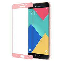 Film Protecteur d'Ecran Verre Trempe Integrale F02 pour Samsung Galaxy A9 (2016) A9000 Or Rose