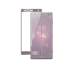 Film Protecteur d'Ecran Verre Trempe Integrale F03 pour Sony Xperia XZ2 Premium Or Rose