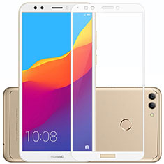 Film Protecteur d'Ecran Verre Trempe Integrale pour Huawei Y9 (2018) Blanc