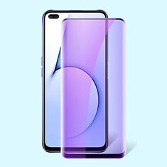 Film Protection Protecteur d'Ecran Verre Trempe Integrale Anti-Lumiere Bleue pour Realme X50t 5G Noir