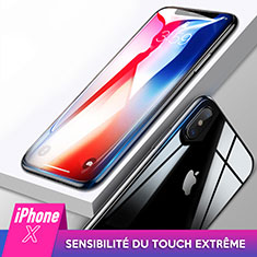 Film Protection Verre Trempe Protecteur d'Ecran Avant et Arriere pour Apple iPhone Xs Max Clair