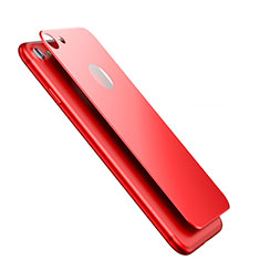 Film Verre Trempe Arriere Protecteur d'Ecran pour Apple iPhone 7 Rouge