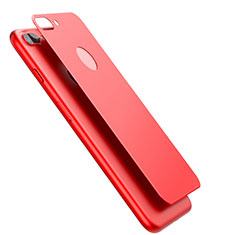 Film Verre Trempe Arriere Protecteur d'Ecran pour Apple iPhone 8 Plus Rouge