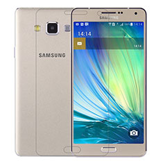 Film Verre Trempe Protecteur d'Ecran T01 pour Samsung Galaxy A7 Duos SM-A700F A700FD Clair