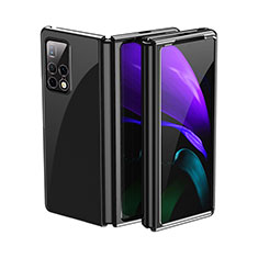 Housse Antichocs Rigide Transparente Crystal QH1 pour Huawei Mate X2 Noir