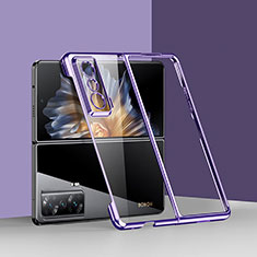 Housse Antichocs Rigide Transparente Crystal ZL1 pour Huawei Honor Magic Vs 5G Violet