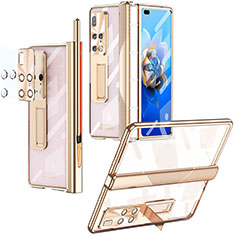 Housse Antichocs Rigide Transparente Crystal ZL1 pour Huawei Mate X2 Or