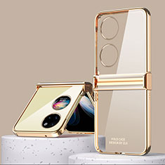 Housse Antichocs Rigide Transparente Crystal ZL1 pour Huawei P60 Pocket Or