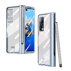 Housse Antichocs Rigide Transparente Crystal ZL2 pour Huawei Mate X2 Bleu