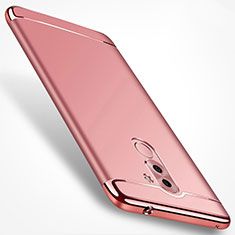 Housse Contour Luxe Metal et Plastique M02 pour Huawei GR5 (2017) Or Rose