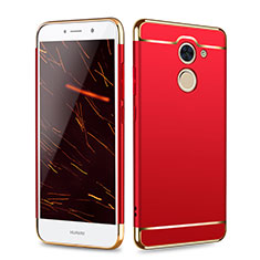 Housse Contour Luxe Metal et Plastique pour Huawei Enjoy 7 Plus Rouge