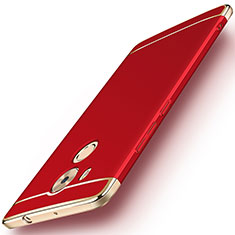 Housse Contour Luxe Metal et Plastique pour Huawei Mate 8 Rouge